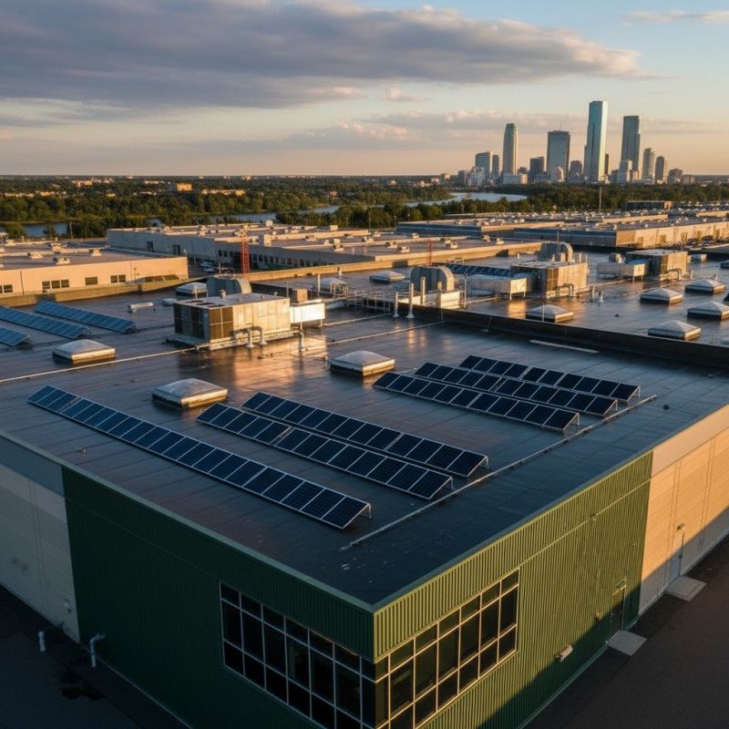 Residential Solar Installation detail